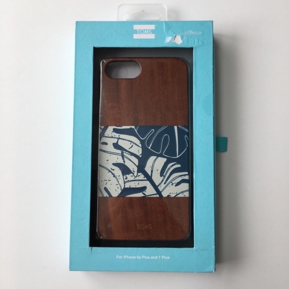 Toms iPhone 6s Plus & 7 Plus Wood Palms Phone Case - Picture 2 of 5